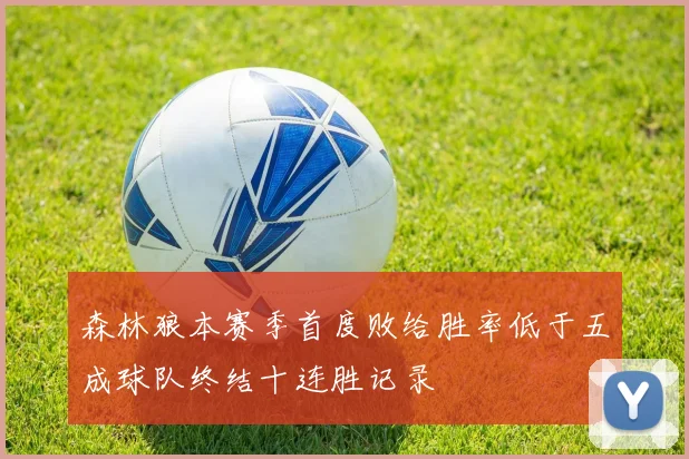 森林狼本赛季首度败给胜率低于五成球队终结十连胜记录